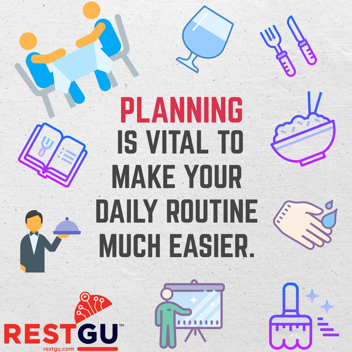 RestguCanada's tweet photo. RESTGU Training Guide will help you to plan your day and make your daily routine much easier.

Join RESTGU…Be Certified.

RESTGU - Online Restaurant staff Training.

#RestguTips

#restaurant #chef #chefs #restaurants #Hospitality https://t.co/LBAAcJCBC1