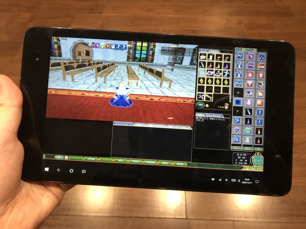 0 5ボルト かなり前に仕事用に購入して使っていなかっta アスースのwindowsタブレット端末wo Moe用に色々チューニングしてみていru 後は物理コントローラーが届けばba テストできそうda 左親指でキャラ移動 右親指で画面マクロタップ発動 Menuと