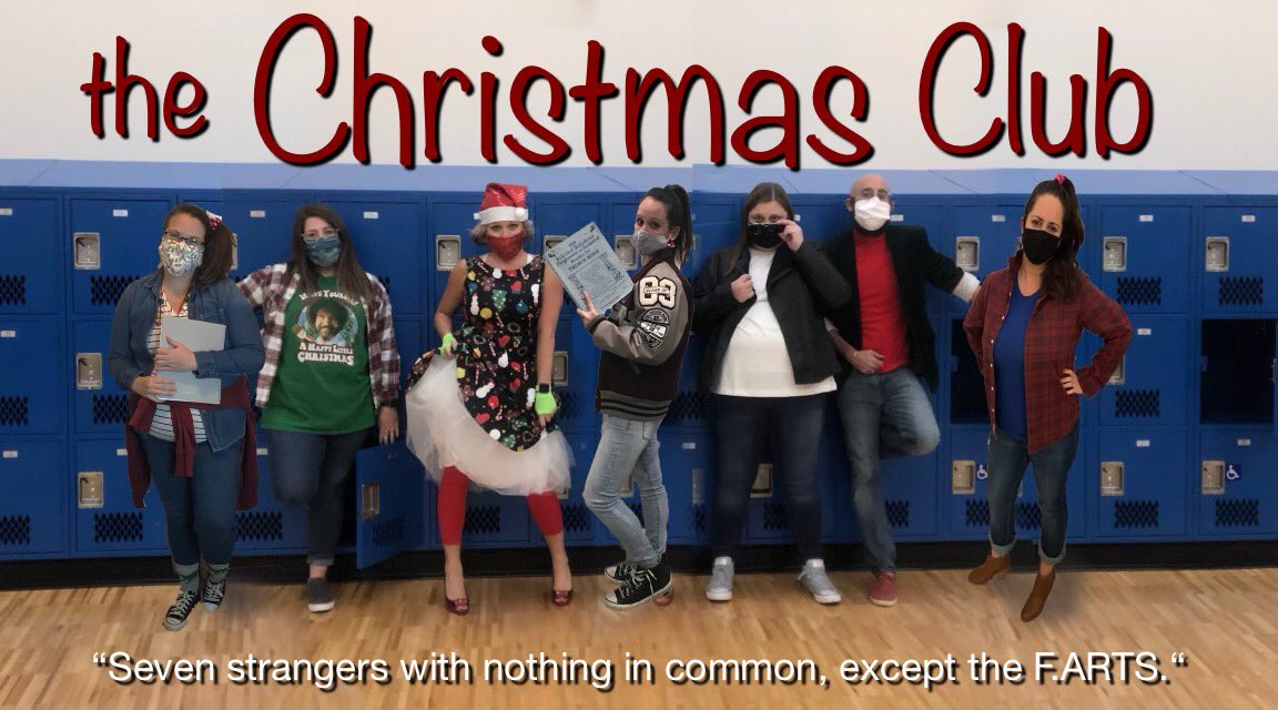Coach_Mabry's tweet image. Day 4, Vintage Day!
You’ve all enjoyed the classic movie “the Breakfast Club”... now, celebrate this season with “the Christmas Club”.  Starring the often imitated, never duplicated, F. Arts team of DMS. @DanielsonMiddle  #DMSJoyKats #like #Like #likeforfollow #LikeForLikes