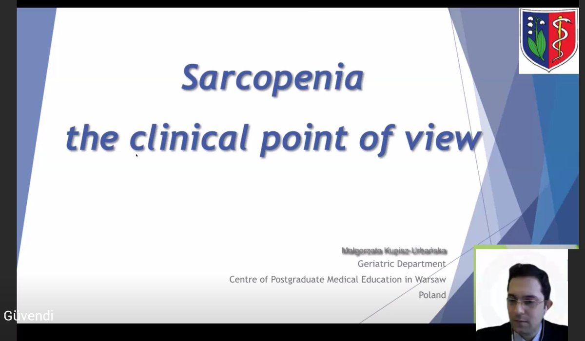 MerziyeGokce's tweet photo. #IMCIDU 2020'de 2. Oturum başladı! Kongre Gosia Kupisz URBAŃSKA' nın “Sarcopenia -New Geriatric Giant- Clinical Point of View” sunumuyla devam ediyor. @idutip1 @bernadirimmete @tbedriye1 #IMCIDU2020 #medicine #internationalmedicalcongress #tıp https://t.co/psDowaw1LR