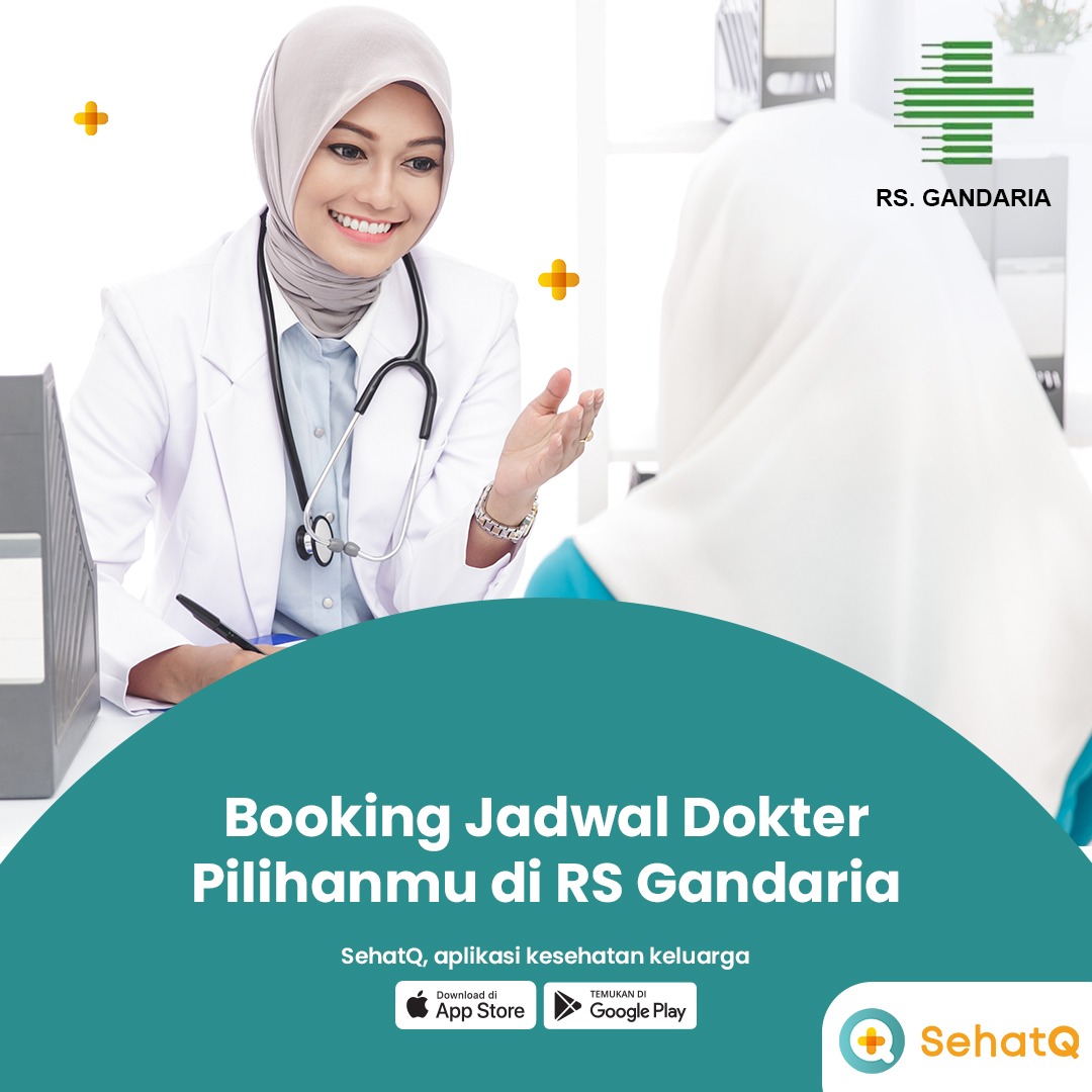 sehatq's tweet photo. #KeluargaSehatQ, kini kamu bisa Booking Jadwal Dokter Pilihanmu di #RSGandaria melalui aplikasi maupun website SehatQ. 

Ada banyak dokter yang bisa dipilih mulai dari dokter umum hingga spesialis. 

Yuk, kunjungi fitur 'BOOKING DOKTER' sekarang.

#DokterTerbaik #PromoSehatQ https://t.co/wtQynoUoYG
