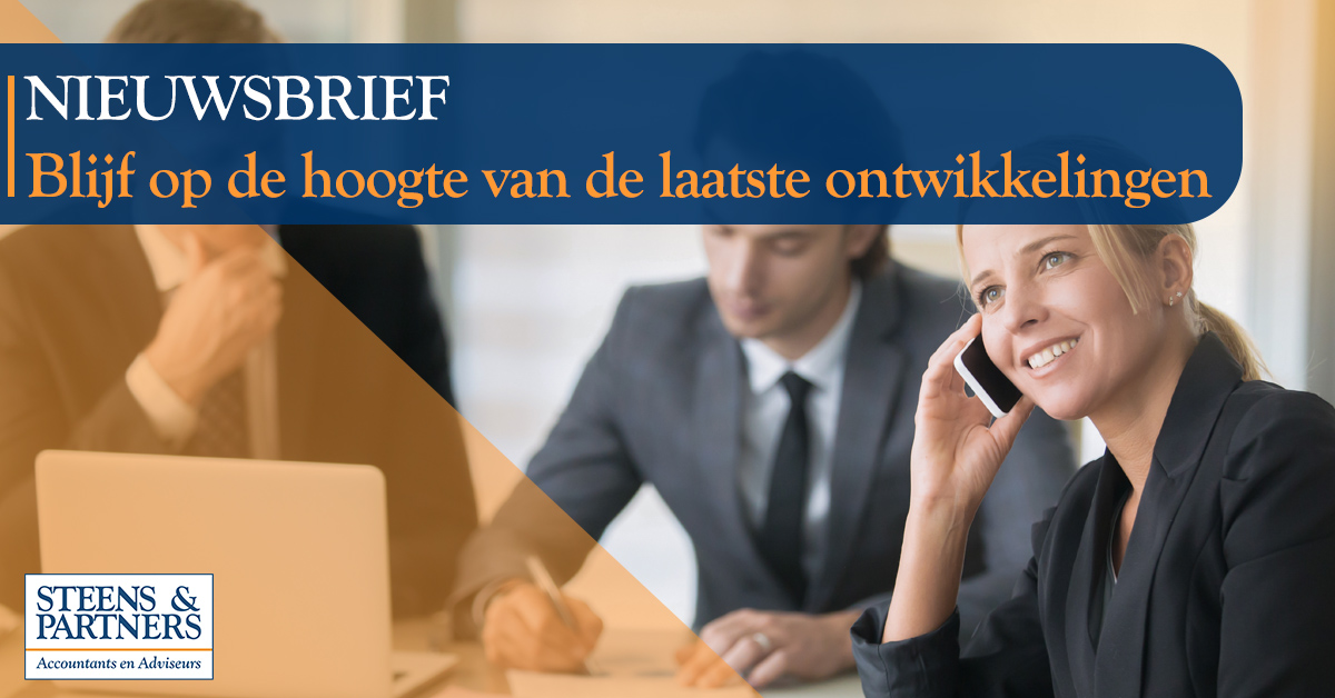 Onze nieuwsbrief staat weer voor u klaar. Met deze nieuwsbrief informeren wij u over de belangrijkste actualiteiten en ontwikkelingen die voor u als ondernemer van belang (kunnen) zijn. Download hier de nieuwsbrief: lnkd.in/eremXJf

#nieuwsbrief #steunpakket