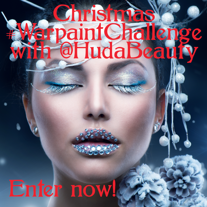 Warpaint_Mag's tweet photo. For our Naughty &amp; Nice Christmas #WarpaintChallenge create a look that embodies beauty with a twist. You could win over £340 of @HudaBeauty goodies.
https://t.co/l9BefcwjmU
#WarpaintChallenge #HudaBeauty #NaughtyAndNice #MakeupChallenge #FacePaintChallenge #BodyPaintChallenge https://t.co/9HPGmLKc3H