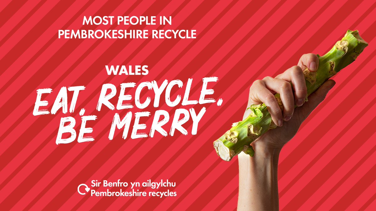 Pembrokeshire's tweet photo. ‘Tis the season to be jolly….and mighty! When you plan and prepare your Christmas treats, get creative your food leftovers and caddy in mighty ways. 

#PembsRecycles #MightyRecyclers #DoYourBit https://t.co/BqCM4Tq53C