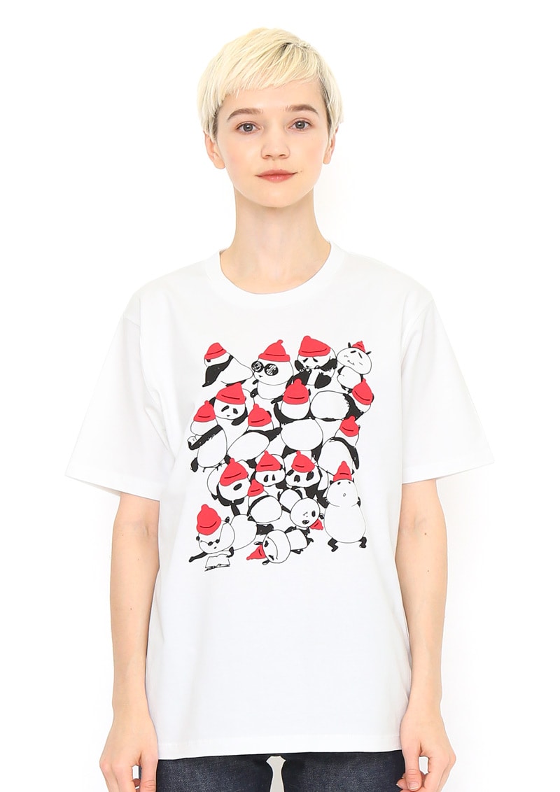 グラニフ Su Twitter オンラインストア限定 半袖tシャツ ニットキャップ パンダ 押し合いへし合いしながら 自由な行動を楽しむ赤ニット帽のパンダたち グラニフ Graniph T Co Ofoir9lo5d