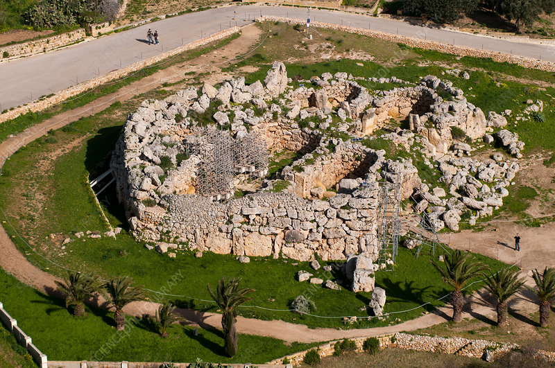 4/102Far older is the Ġgantija complex of Malta. Going as far back as 3600 BC, this one comprises of two temples entirely made of stone and enclosed in a stone wall. From the figures therein, it's understood to be a site of some kind of a fertility cult worship.