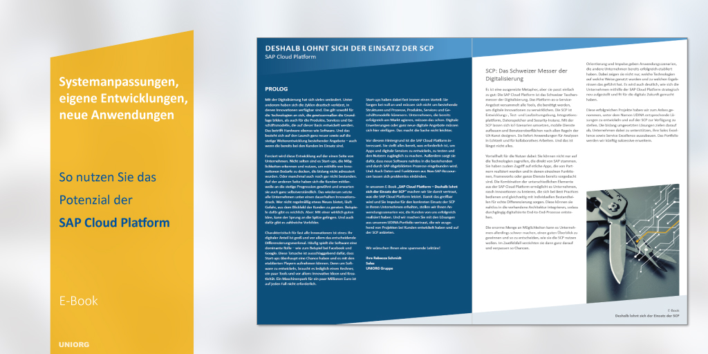 Was ist die #SAPCloudPlatform? In unserem E-Book veranschaulichen wir mit Use Cases, wie die Entwicklungsplattform eingesetzt werden kann und was sie zum Booster für Digitalisierungsprojekte macht: ow.ly/swsc50CMIwS