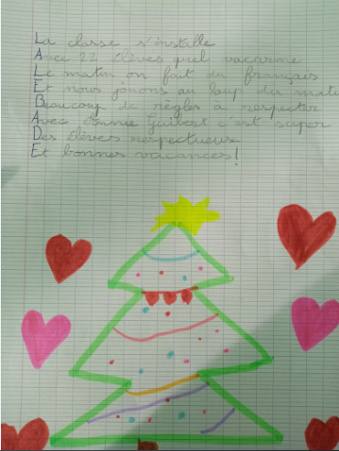 Bonjour l'équipe 5 ! Voici notre acrostiche qui a le mieux respecté les règles. #Twoulipo #EQ05