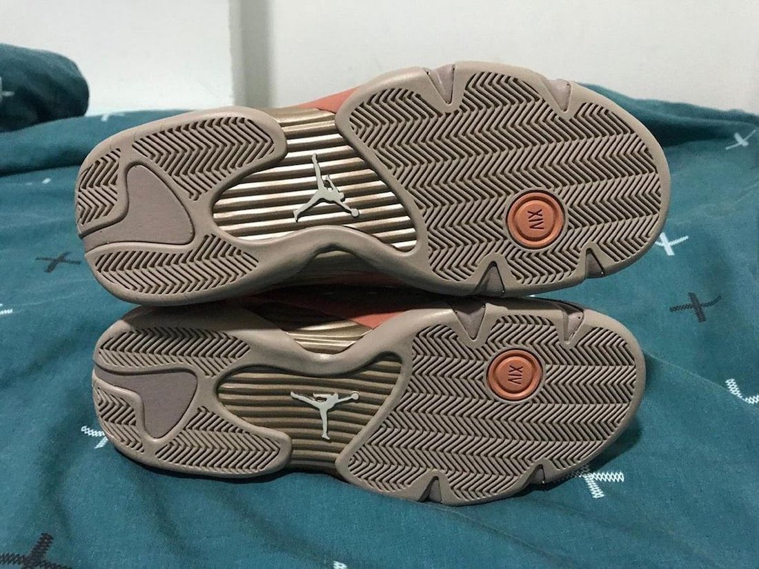 Sneakerologue's tweet image. Nouvelles images de la prochaine Clot x Air Jordan 14 Low !