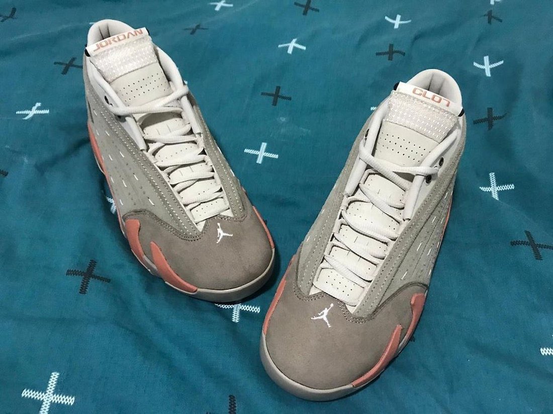 Sneakerologue's tweet image. Nouvelles images de la prochaine Clot x Air Jordan 14 Low !