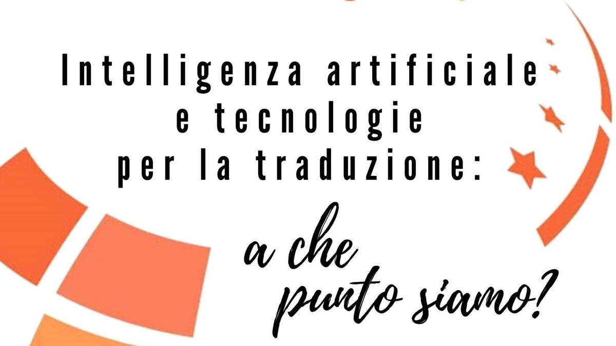 L'UNINT e la Direzione Generale Traduzione della Commissione Europea sono liete di presentare il Translating Europe Workshop "Intelligenza artificiale e tecnologie per la traduzione: a che punto siamo?", che si terrà il 15/01/2021 dalle ore 9:15: unint.eu/it/calendario-…