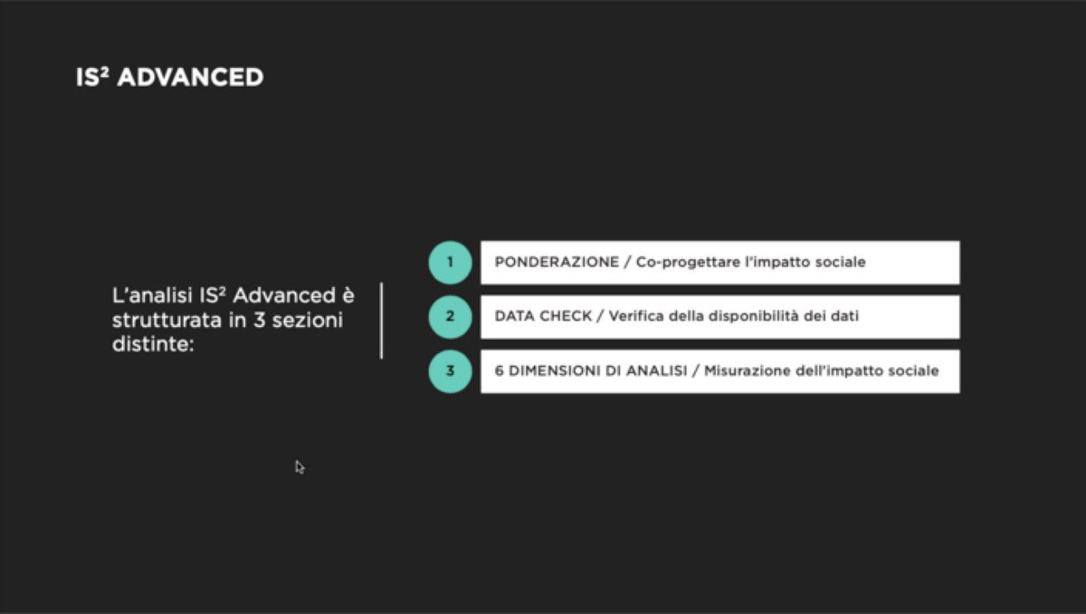 Lavinia Pastore, responsabile della ricerca di #OpenImpact, prosegue: "La seconda parte di analisi è basata sul nostro modello IS2 advanced che entra nel merito degli impatti su specifiche dimensioni tra capitale umano, comunità e istituzioni"
