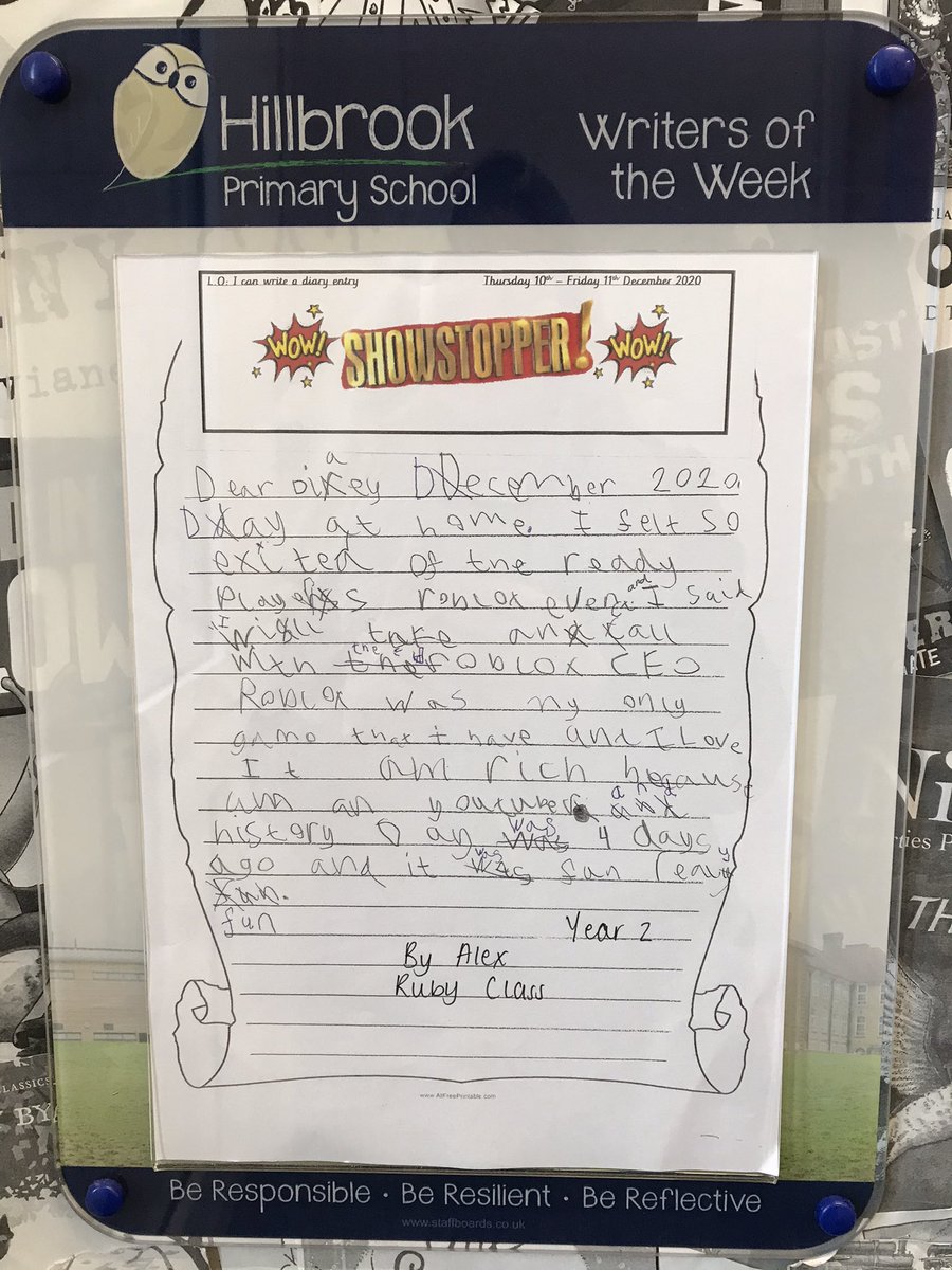 Hillbrook English tweet media