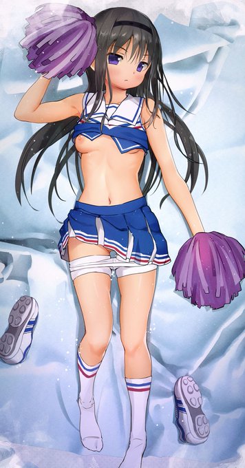 [R-18] チアホム #魔法少女まどか☆マギカ #暁美ほむら https://t.co/9u4AcpFccj 