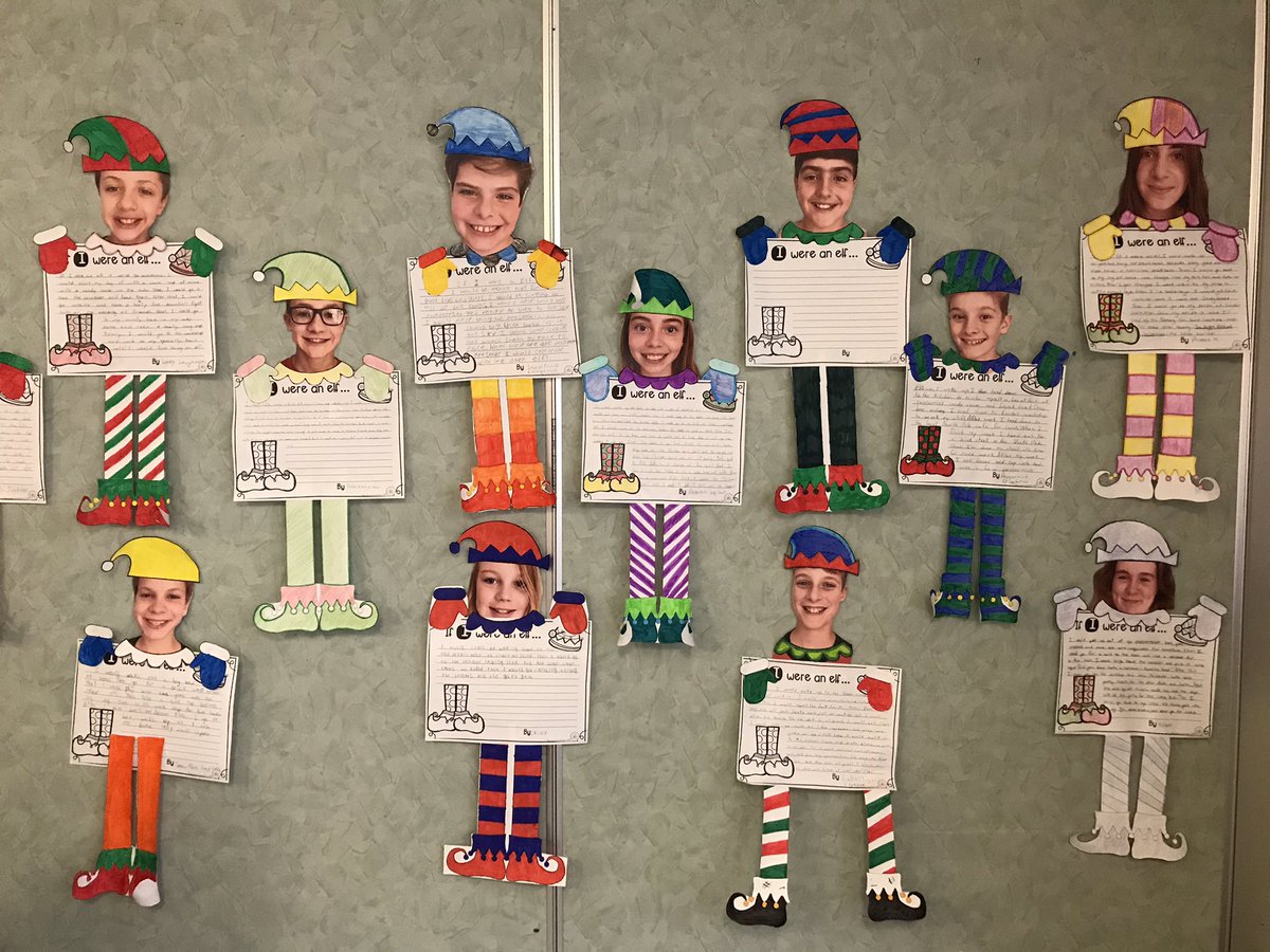 PEESMsD's tweet photo. If the students in 6D were elves. 🎄 https://t.co/oZidMNCfOF