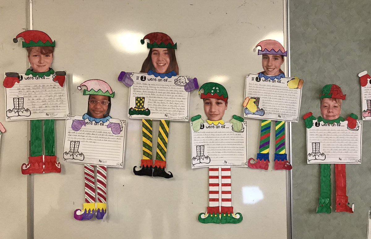 PEESMsD's tweet photo. If the students in 6D were elves. 🎄 https://t.co/oZidMNCfOF