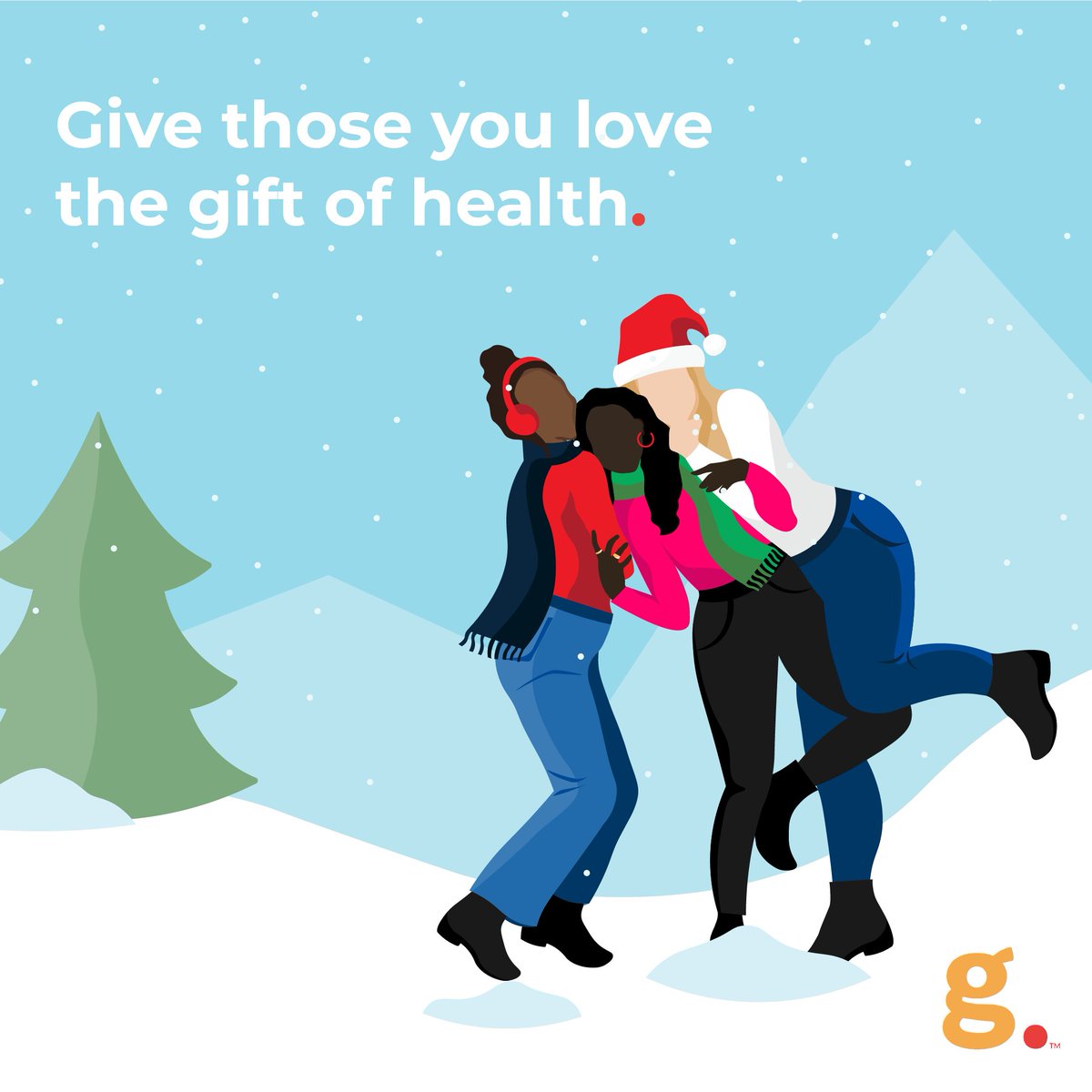 Wishing a happy and healthy holiday season from the Gabbi team to you! Wear a mask and practice social distancing so you can help give the gift of health to those you love.❤️☃️