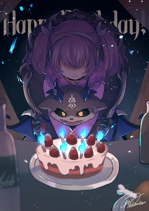 お誕生日おめでとうございます??
#でびるさま生誕祭2020
#でびるさまにささげるえ 