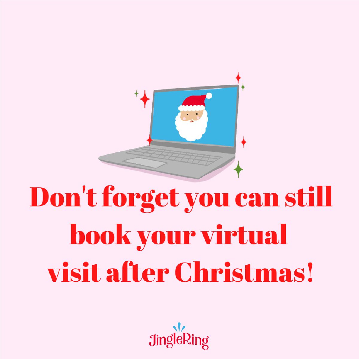 JingleRingSanta's tweet photo. Get into the Christmas spirit with JingleRing! ✨ We offer a safe, affordable and personalized visit with Santa! Be sure you book your visit with Santa before all of our spots fill up! 🎅 https://t.co/yBXugj9YyS 
#virtualsanta #merrychristmas #happyholidays #jinglering https://t.co/vrZJlE0Mko