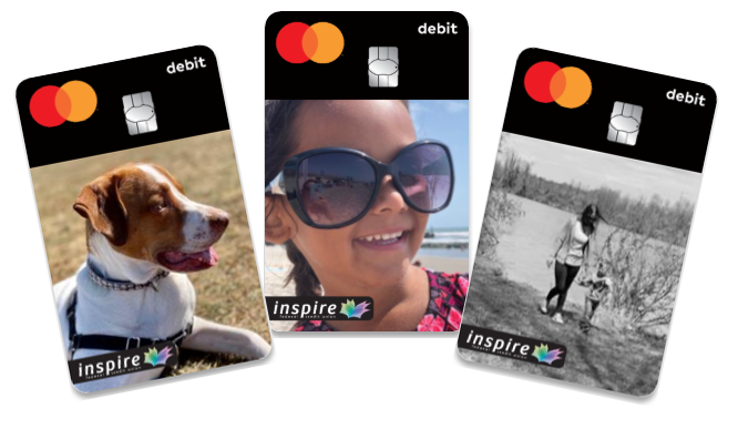 InspireFCU's tweet photo. Add your own unique personality to your Inspire FCU #debit card by creating an Inspired by Me personalized card! Learn more about our customized debit cards and create yours today: https://t.co/Jm7QU0P0O8 https://t.co/IkbhYoebrp