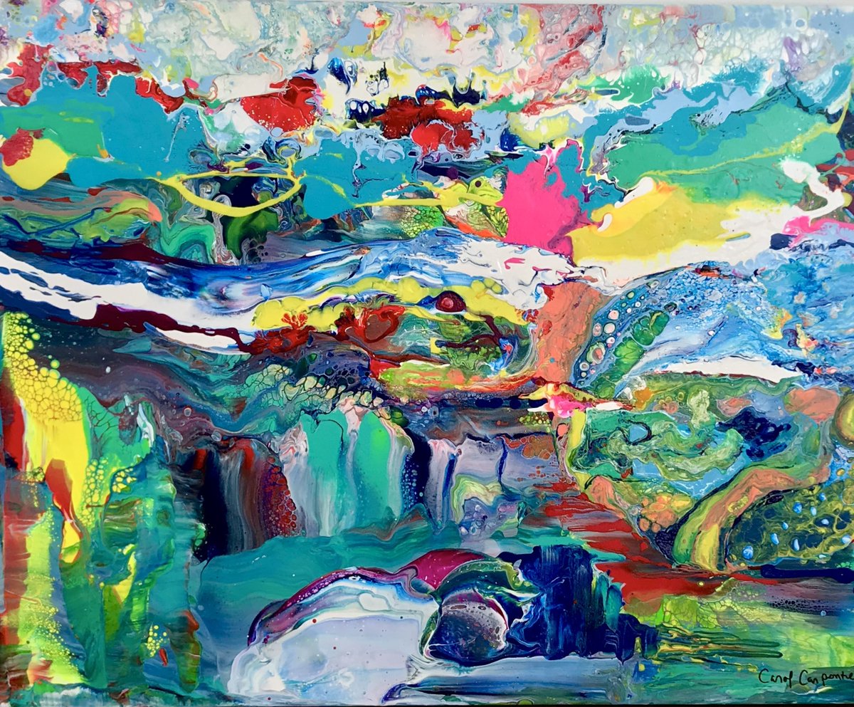 Born in the USA in 1948, Carol Carpenter is an award winning artist who has exhibited her abstract paintings in galleries and museums worldwide.