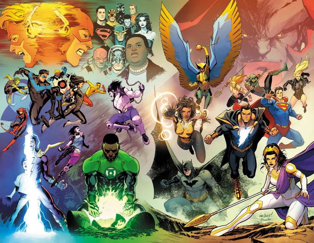 DCOfficial's tweet photo. Infinite adventures. 

JUSTICE LEAGUE #59 
(variant cover) https://t.co/vA40ZvKaIj