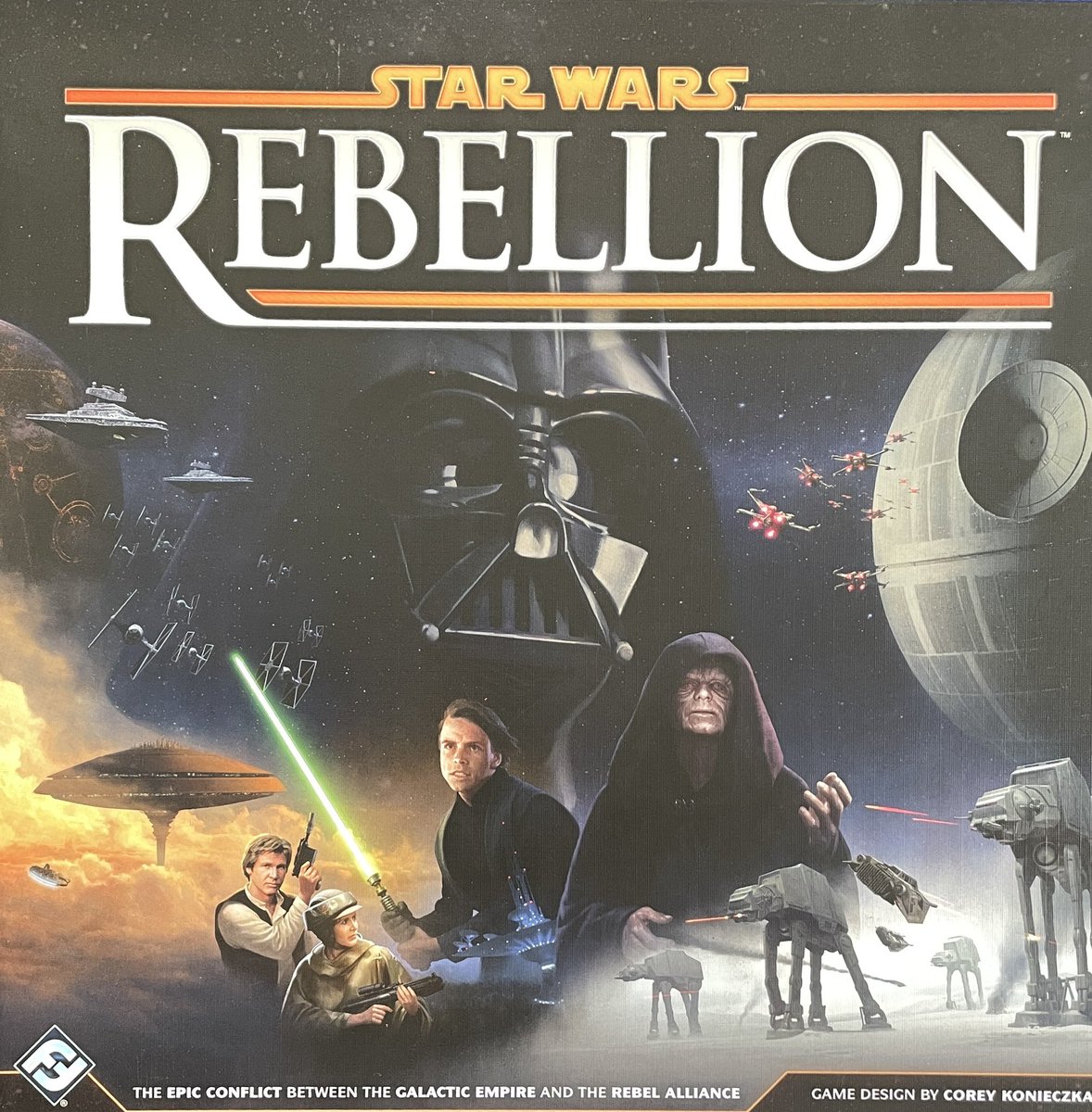 MeepleVillage's tweet photo. Rebellions are built on hope #starwars #starwarsgames #tabletopgaming #biardgames #rolldice https://t.co/fHReFccxDA