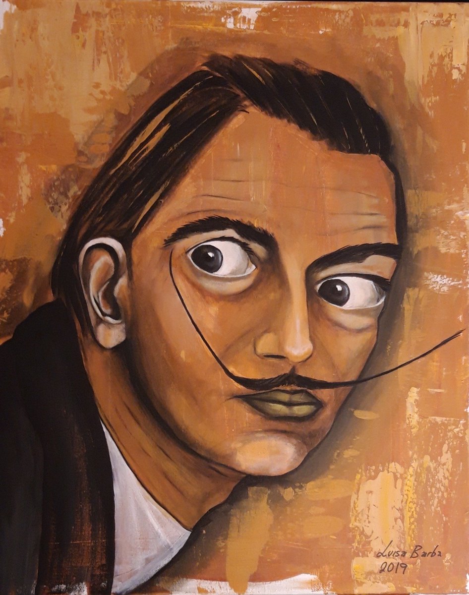 "well renowned artists" love drawing dali so much it's practically a personality type