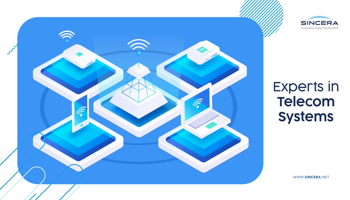 sinceraservices's tweet photo. Sincera has years of experience in system architecture and integrating multiple telecom systems to solve the most complex problems for telecom carriers: https://t.co/8LiqQg0jY2

#Sincera #TelecomSystem https://t.co/wFvUxouO94