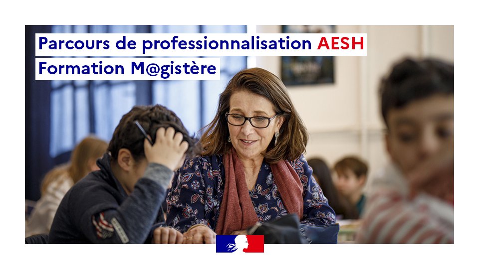 AcCreteil's tweet photo. 👨‍👧👩‍👦 Vous êtes #AESH dans l'@AcCreteil ? Un parcours de formation d'adaptation à l'emploi est à votre disposition sur M@gistère. Cette formation professionnalisante de 60h (27h en distanciel et 33h en présentiel) vous attend sur 👉 https://t.co/mg7U5k5kCd #ecoleinclusive https://t.co/IQpqMXG49I