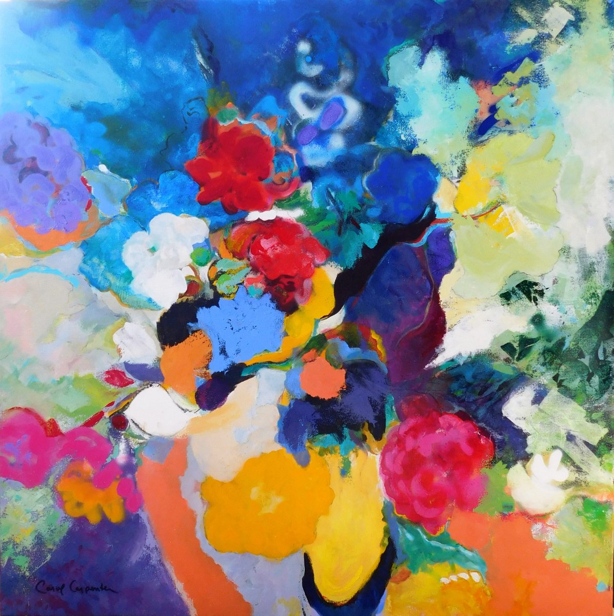 Born in the USA in 1948, Carol Carpenter is an award winning artist who has exhibited her abstract paintings in galleries and museums worldwide.