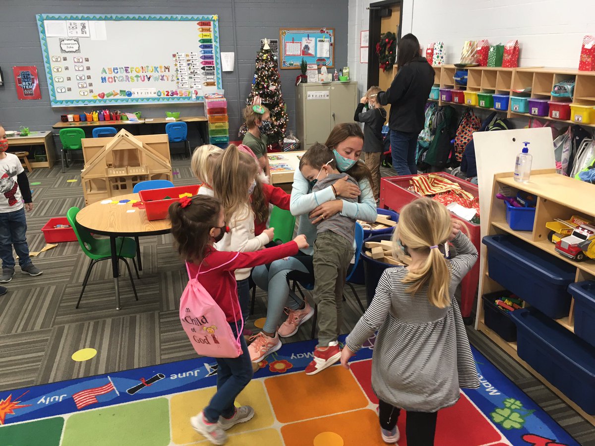 CCLSShafer's tweet photo. So thankful Mrs. Moorhem was able to come for a visit this morning! We sure have missed her!￼ https://t.co/7uejM2euL0