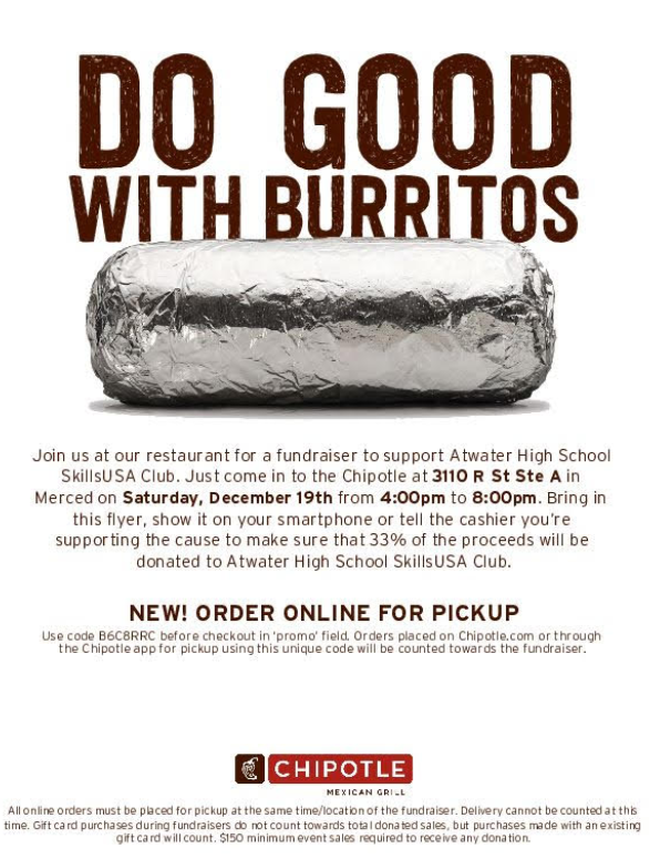 Please support Atwater SkilsUSA!