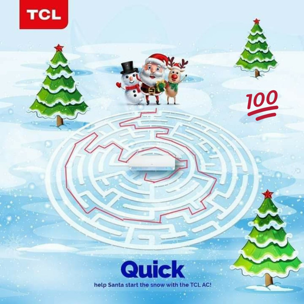 lipsdu1's tweet image. Here&apos;s the Solution for #TCLSanta to get to his #TCL_AC  Now he can make snow so we can have a white Christmas h