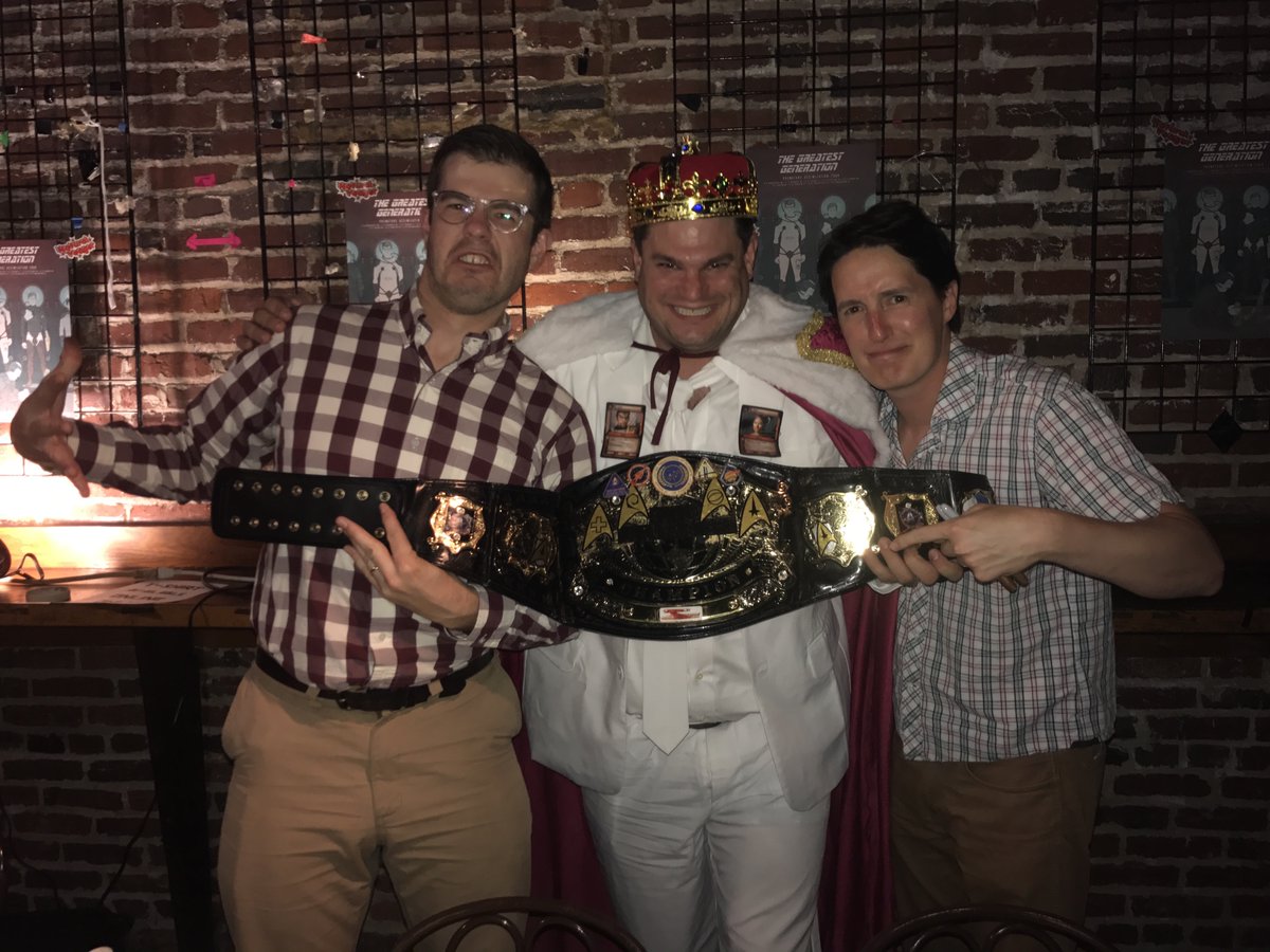 NeilTimmons's tweet photo. @GreatestTrek Hey look! it's the piece of P'tach as referenced in the last P1 message sent by Q'anon!  (His real name is Neil, but will answer to Samuel Clemens as well!)  
Thank you Ben and Adam for creating something so cherished that has made the world a better place! https://t.co/fxtNezZM1U