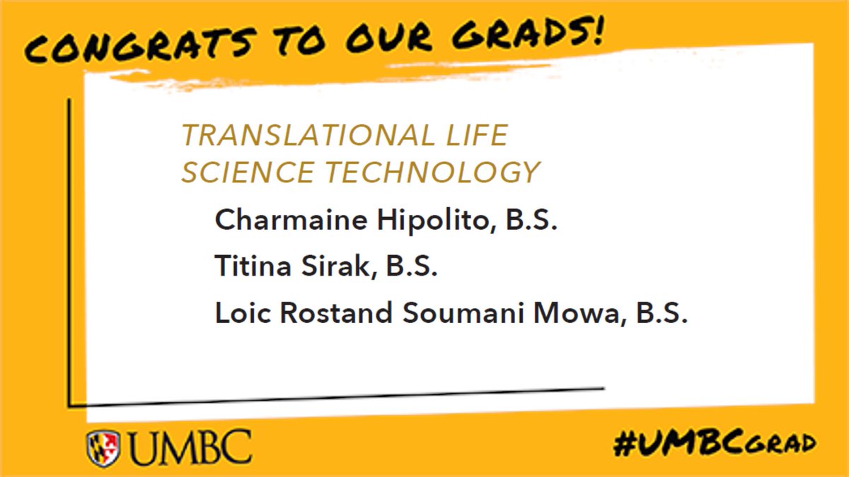 Annica_Sci4Dev's tweet photo. Today we conferred the #TLST Bachelor of Science degree upon our first @UMBC students! Congratulations to them! #UMBCgrad #Classof2020 https://t.co/hJQYTQnIQN