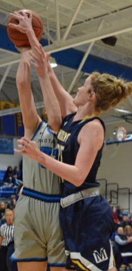 Too often people look at bb stats to see who scored the most points. Some players are on the court for other reasons. They don't care about the glory. Congratulations <a href="/PeytonStolle/">Peyton</a> for securing your place in <a href="/MMULancersWBB/">Mount Marty Women’s Basketball</a> history by breaking the career blocks record last night!