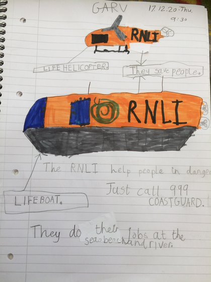 We may all be working from home but #Year2 are still impressing us with their resilience and adaptability. Here are just a few examples of the wonderful posters we have received this morning that capture the work of the <a href="/RNLI/">RNLI</a>. #CaspianClass  #EverestClass  #MandarinClass
