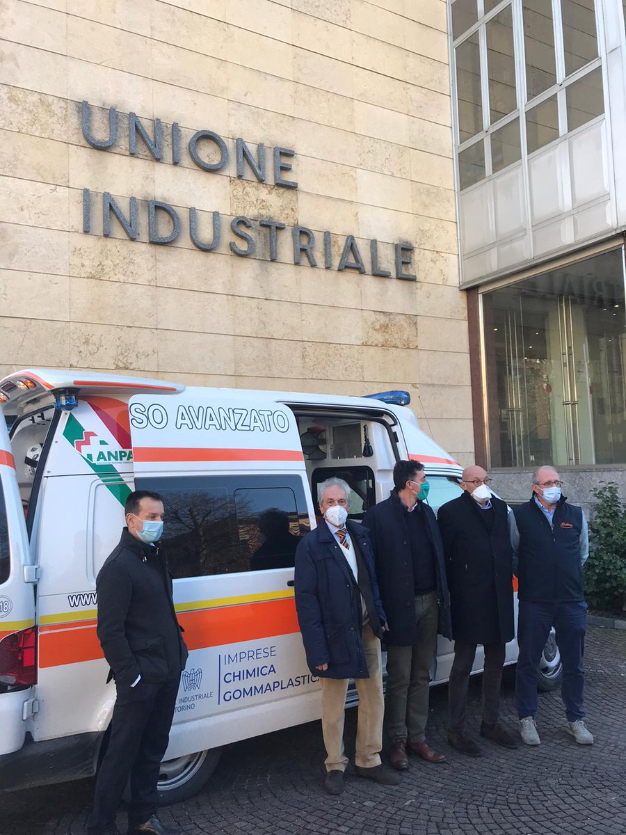 TMandoloni's tweet photo. L'attesa era grande e il percorso non privo di difficoltà, ma alla fine l'ambizioso progetto interamente ideato e sviluppato dalle imprese dei Gruppi Chimico e GommaPlastica @UITORINO si è finalmente concretizzato: oggi è avvenuta la consegna dell'ambulanza! #Ambulanza4x4ValSusa https://t.co/5NffFqY8Dj