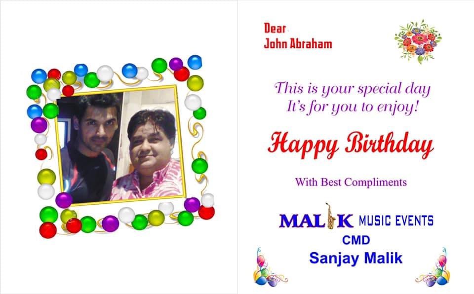 Happy birthday bollywood actor john abraham 