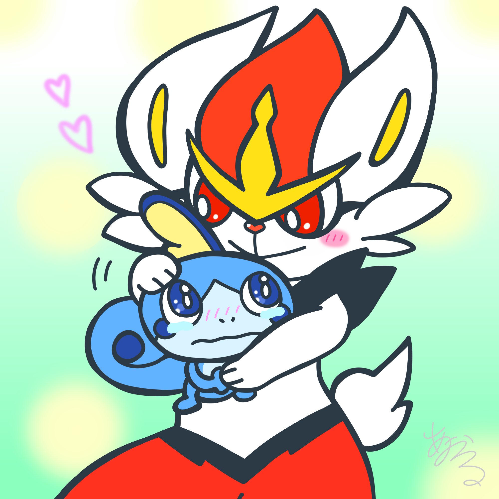 あおつる エースバーン可愛い アニポケでメッソン抱っこしてたの可愛いかった W イラスト ポケモン イラスト好きさんと繋がりたい T Co Vdfsei1btw Twitter