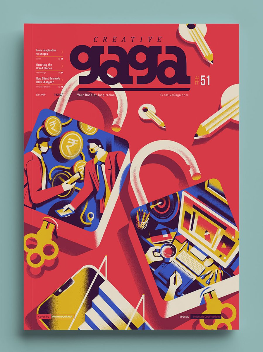 CreativeGaga's tweet photo. Issue 51 - Unlocking Opportunities! #business, #studios, #Freelancers all have different perspectives to handle a #pandemic. While some find it an obstacle which will soon fade away and on other hand, few saw #opportunities in same. Preview here https://t.co/xZAG1rtiKv #design https://t.co/1GYtmdaoUw