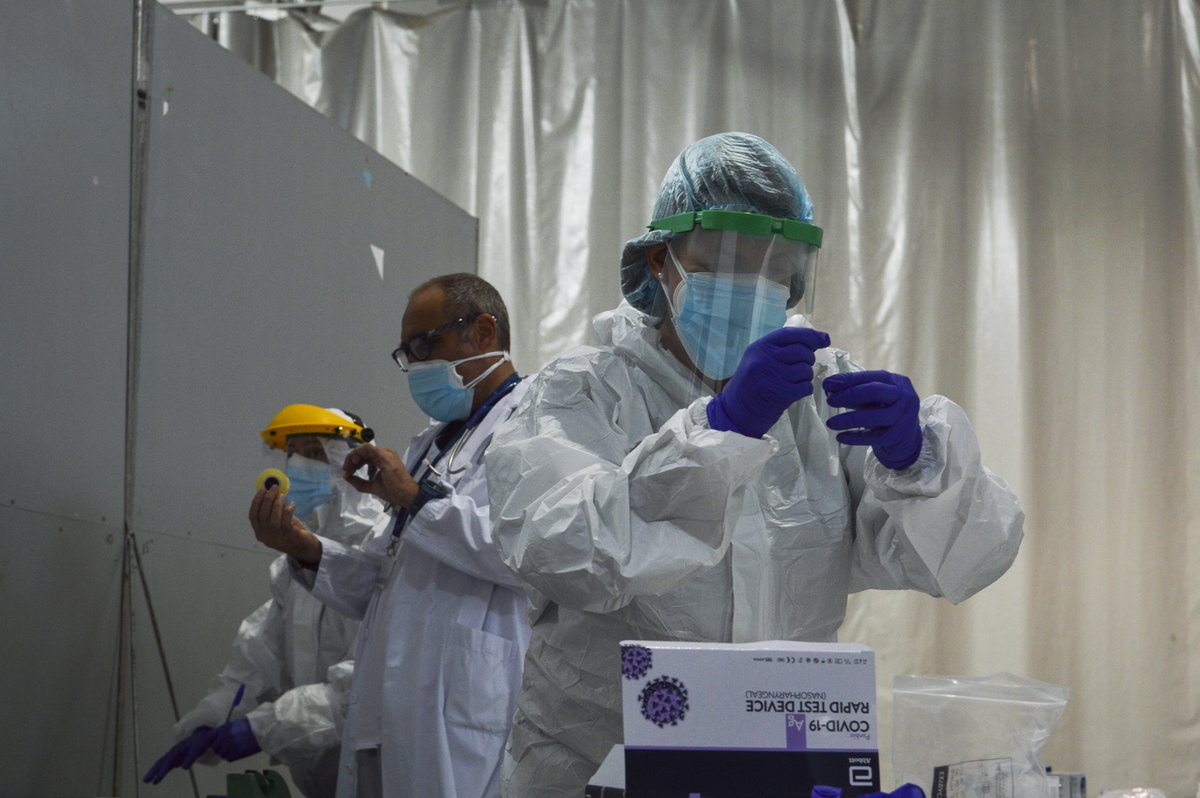 El consistori valora positivament el desenvolupament del cribratge fet al Pavelló Firal i agraeix la tasca del personal sanitari <a href="/_ssibe/">SSIBE</a>, així com la bona resposta ciutadana. S'han fet un total de 1.714 TAR i s’han registrat dos casos positius de COVID-19: bit.ly/2KtehGp