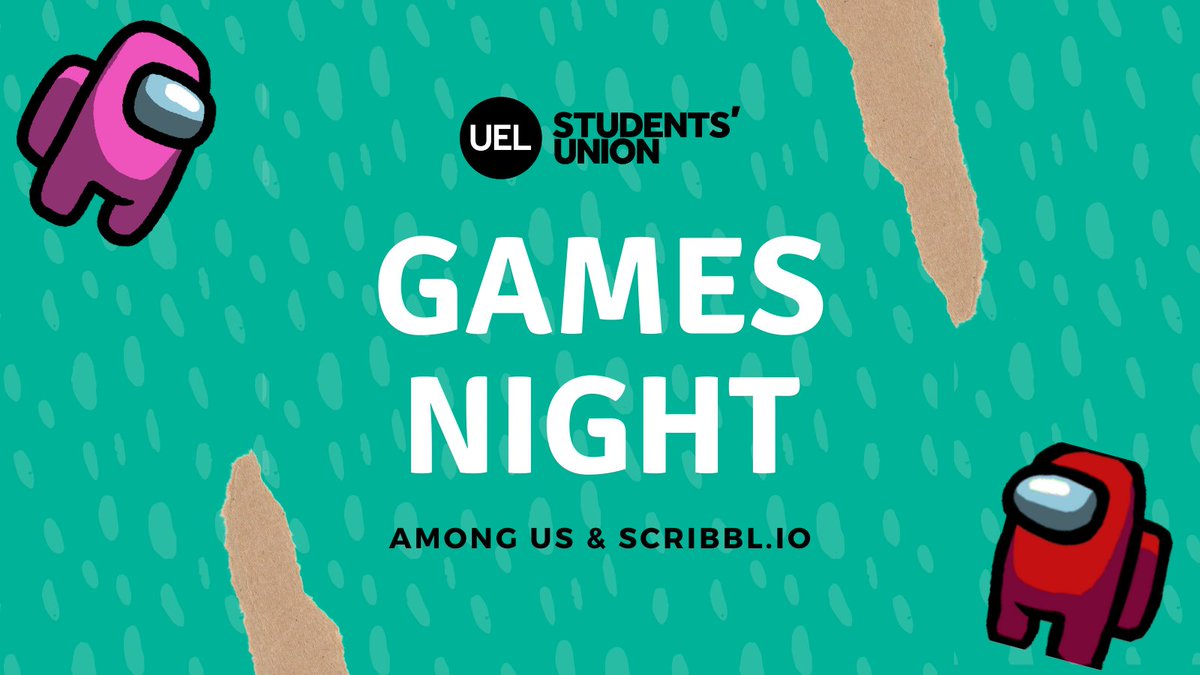 UEL_News's tweet photo. Come along to the @uelunion games night! Flex your creative skills with a game of https://t.co/qa0LATGVsG or go on an intergalactic journey by playing Among us. 

Chat with other students, take a break and have some fun! 

Book your tickets here👉https://t.co/nvDAlDbzuh https://t.co/Xpl0LZV6Em
