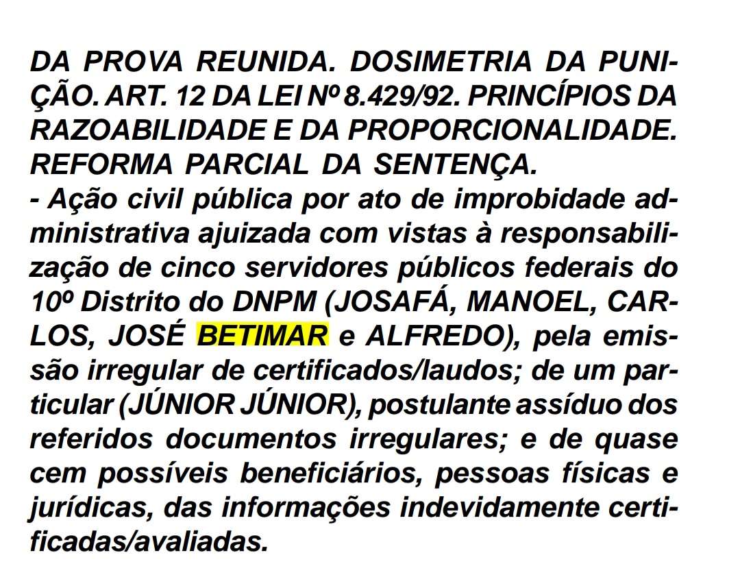 "Gente fina" o cara que assina o "laudo" do Dr. Frey, hein (José Betimar Melo Figueira). É só buscar no google pelo nome completo dele q é possível encontrar uma série de processos. Como esse aqui.  #UbirajarabelongstoBR
