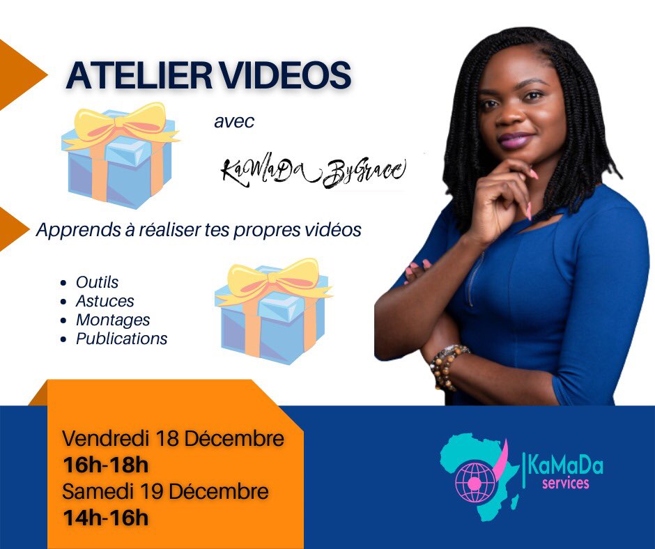 KamadaBygrace's tweet photo. Cadeau de Noël 🎄🥳🎁🎁
Comme promis, voici votre cadeau👇🏽.
Une formation 100% Pratique qui vous apprendra à réaliser vos propres vidéos.

Pour profiter de ce super cadeau, cliquez juste ici 👉🏽 https://t.co/PePbP1oP09 https://t.co/oRg02IStax