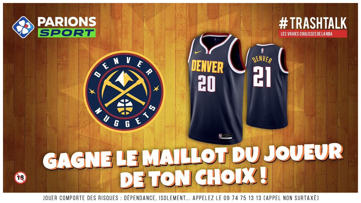 🎁 JEU-CONCOURS 🎁

Avec les #30PREVIEWSEN22JOURS, TrashTalk et ParionsSport refont ta garde-robe !

🚨 GAGNE LE MAILLOT DU JOUEUR DE TON CHOIX CHEZ LES NUGGETS ! 🚨

Pour participer :

1⃣ RT CE TWEET 
2⃣ FOLLOW @TRASHTALK_FR ET @PARIONSSPORT

(TAS LE 25/12)