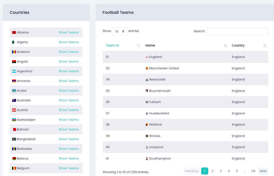ApiFootball's tweet image. Teams Ids for #football, #baseball, #basketball and #hockey are also available in our dashboard.
🔥🚀