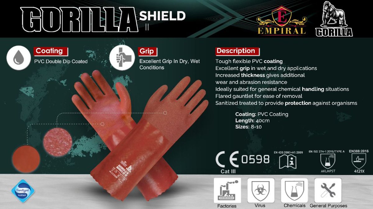 sams_solutions's tweet photo. Gorilla Shield II | PVC Coating
#Gorilla #ShieldII #PVCCoating
To Place Order or any inquiry, Contact Us:
Shabbir Burhani: +971558813452
Or Email us: s.burhani@sams-solutions.com
Visit - https://t.co/iCofZTVjhx https://t.co/tVDuCdKtPM