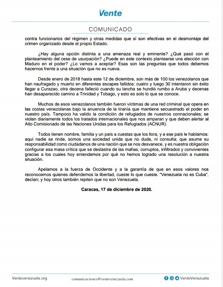 VenteDDHH's tweet photo. #Comunicado | Maduro y su régimen nos declararon la guerra: ¡Es hora de actuar!

https://t.co/AUE8wOSRRd https://t.co/40SELZxn1g